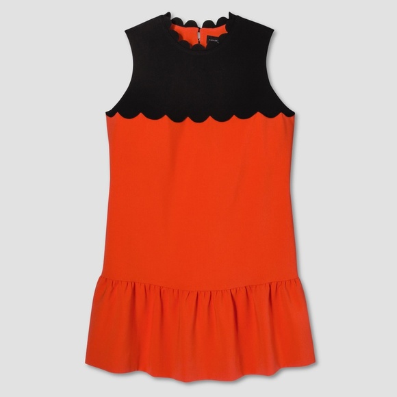 Victoria Beckham for Target Dresses & Skirts - Victoria Beckham for Target Orange Scallop Dress